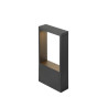 Borne FLATT II 36 extérieur PHASE 2700 K IP65 carré noir bord de mer - SLV - 1010104