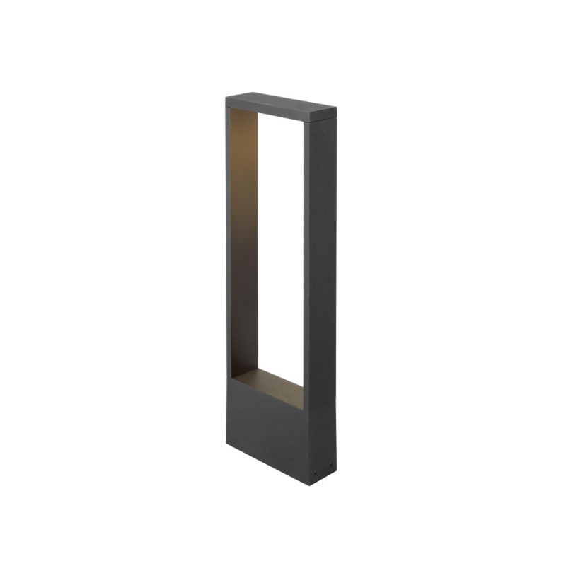 Borne FLATT II 62 extérieur PHASE 2700 K IP65 carré noir bord de mer - SLV - 1010106