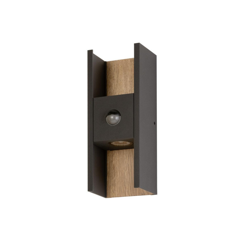Applique FLATT II extérieur SENSOR 2700 K 95 W anth. / bois bord de mer - SLV - 1010107