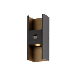 Applique FLATT II extérieur SENSOR 2700 K max. 10 W noir bord de mer - SLV - 1010108