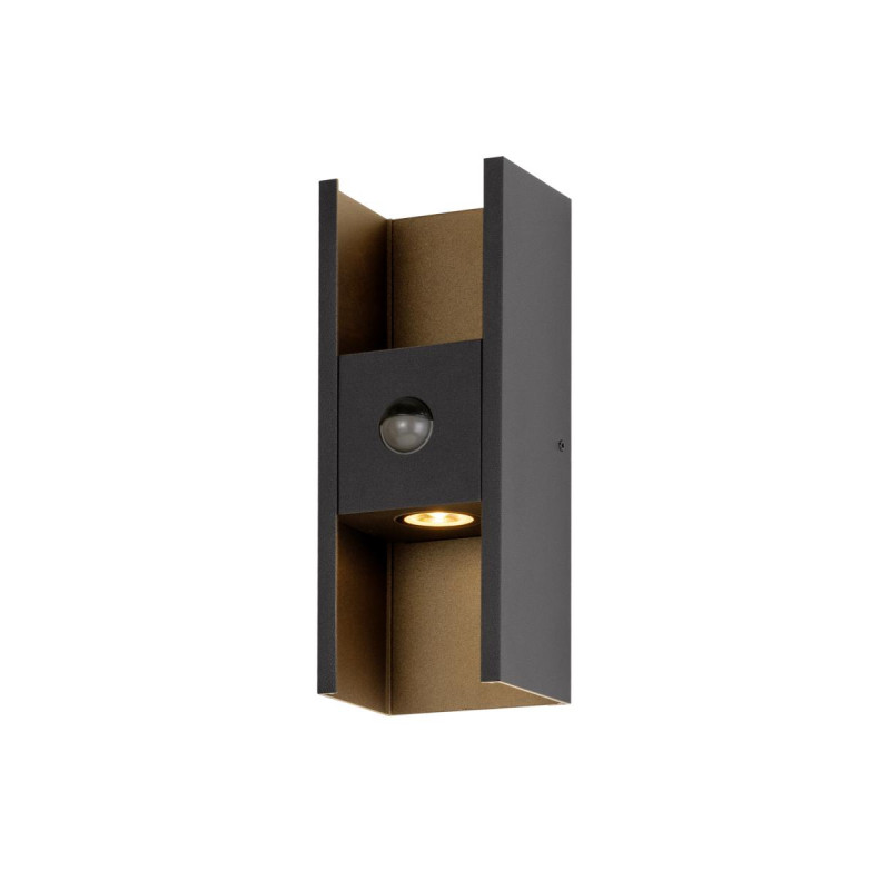 Applique FLATT II extérieur SENSOR 2700 K max. 10 W noir bord de mer - SLV - 1010108