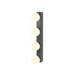 Applique SUN Mirror quadruple 2700/3000/4000K TOUCH button 18 W IP44 noir - SLV - 1010193