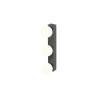 Applique SUN Mirror triple 2700/3000/4000 K TOUCH button 13 W IP44 noir - SLV - 1010194