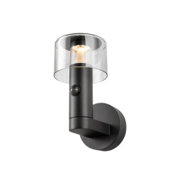 Applique TAHA II extérieur SENSOR 2200/2700 K max. 10 W noir bord de mer - SLV - 1010196