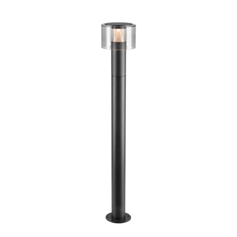 Borne TAHA II 90 PHASE 2200/2700 K IP65 cylindrique noir bord de mer - SLV - 1010199