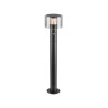 Borne TAHA II 70 SENSOR 2200/2700 K IP54 cylindrique noir bord de mer - SLV - 1010200