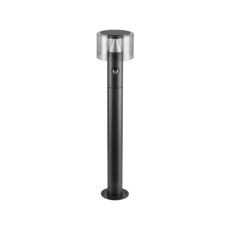 Borne TAHA II 70 SENSOR 2200/2700 K IP54 cylindrique noir bord de mer - SLV - 1010200