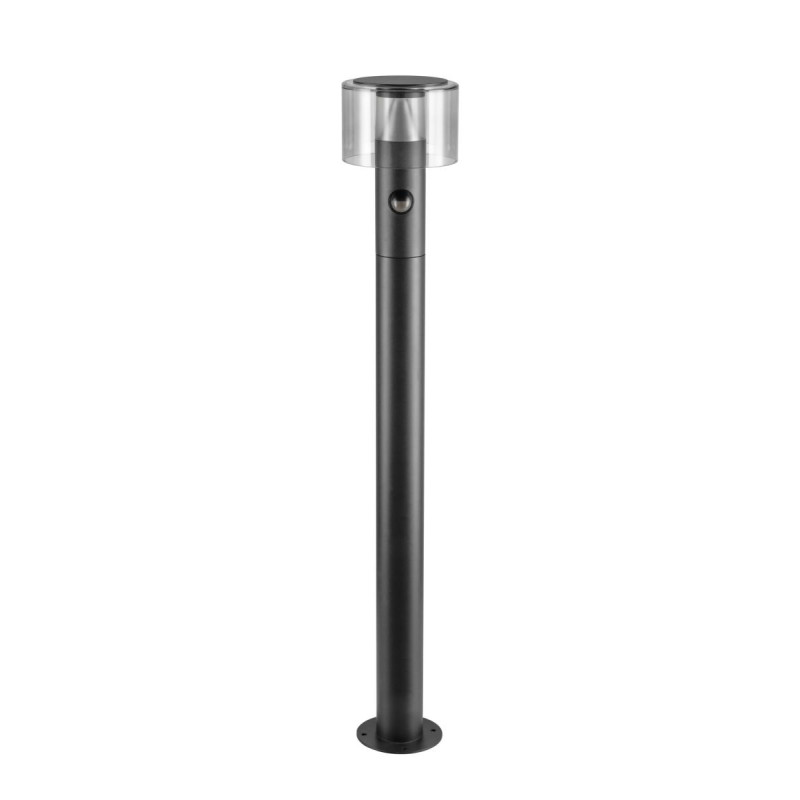 Borne TAHA II 90 SENSOR 2200/2700 K IP54 cylindrique noir bord de mer - SLV - 1010201