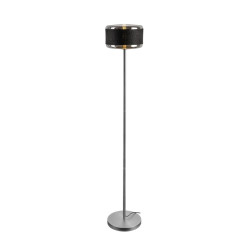 Lampadaire PANTILO ROPE 27 E27 max. 1 x 15 W IP20 gris/argent - SLV - 1010207