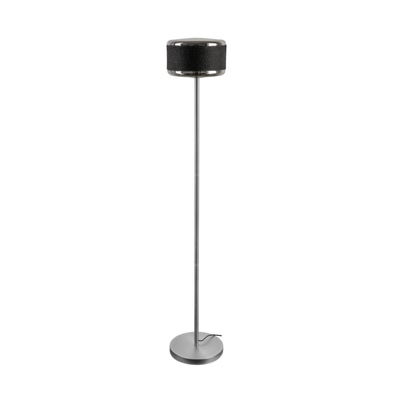 Lampadaire PANTILO ROPE 27 E27 max. 1 x 15 W IP20 gris/argent - SLV - 1010207