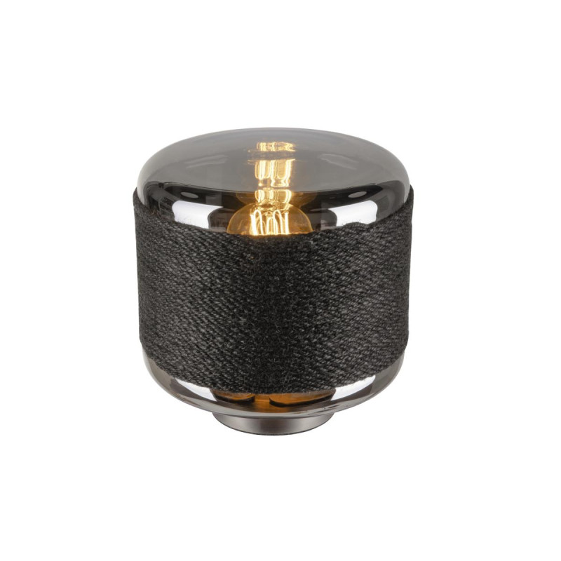 Lampe à poser PANTILO ROPE 19 E27 cylindrique 1x max. 15&nbsp;W E27 anth./argent - SLV - 1010209