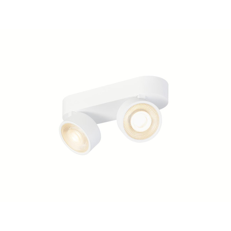 Plafonnier et applique KALU 2.0 intérieur double blanc 19W 2700K PHASE - SLV - 1010266