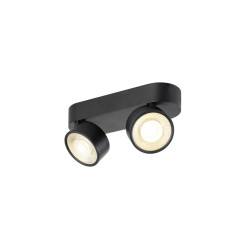 Plafonnier et applique KALU 2.0 intérieur double noir 19W 3000K PHASE - SLV - 1010267