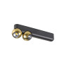 Plafonnier et applique DYSKO double PHASE 2700K 13 W 36° noir / or - SLV - 1010306