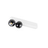 Plafonnier et applique DYSKO double PHASE 2700K 13 W 36° blanc / noir - SLV - 1010307