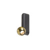 Plafonnier et applique DYSKO switch PHASE 2700K 67 W 36° noir / or - SLV - 1010312