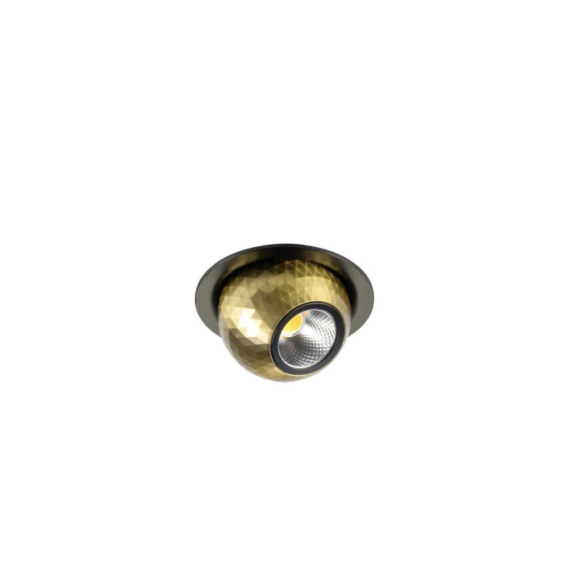 Spot encastré DYSKO rond PHASE 2700K 64 W 36° noir / or - SLV - 1010353