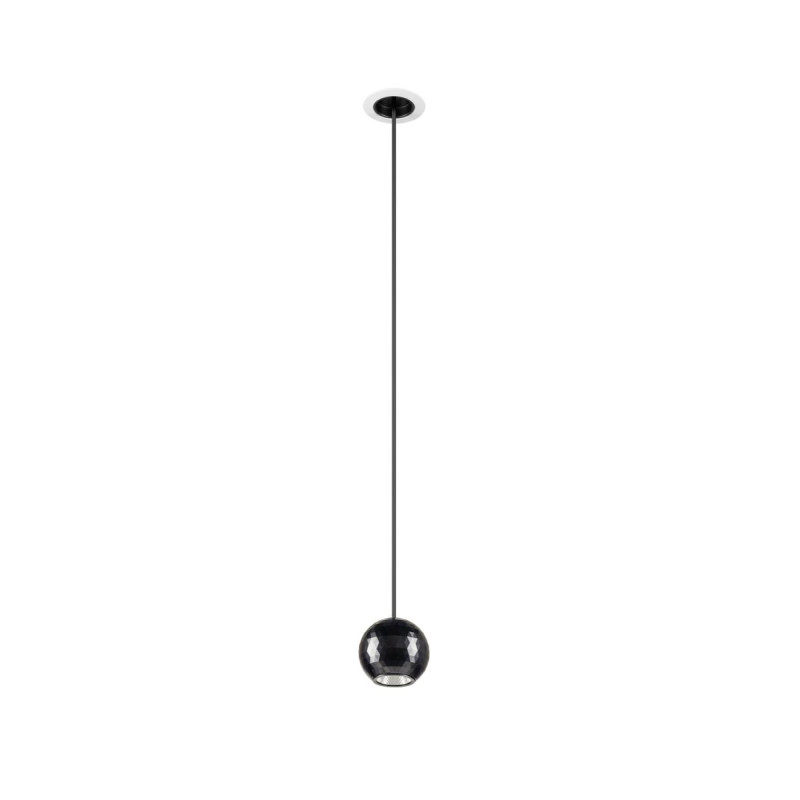Suspension DYSKO PHASE longueur de susp. 200&nbsp;cm 2700&nbsp;K 36° blanc / noir - SLV - 1010360