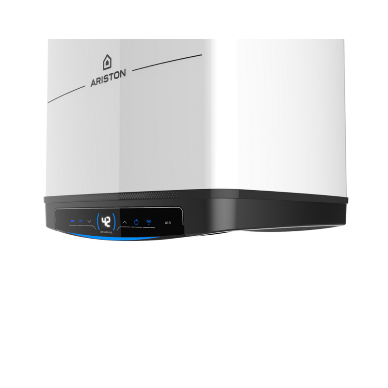 Chauffe-eau électrique connecté vertical mural carré QUADRIS 150L - ARISTON - 3060884