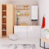 Chauffe-eau électrique connecté vertical mural carré QUADRIS 150L - ARISTON - 3060884