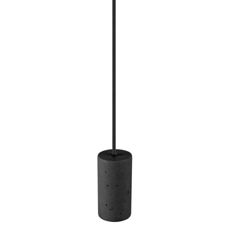 E27 FITU PD suspension stone longueur 500 cm câble nu 1 x max. 15 W noir - SLV - 1010417