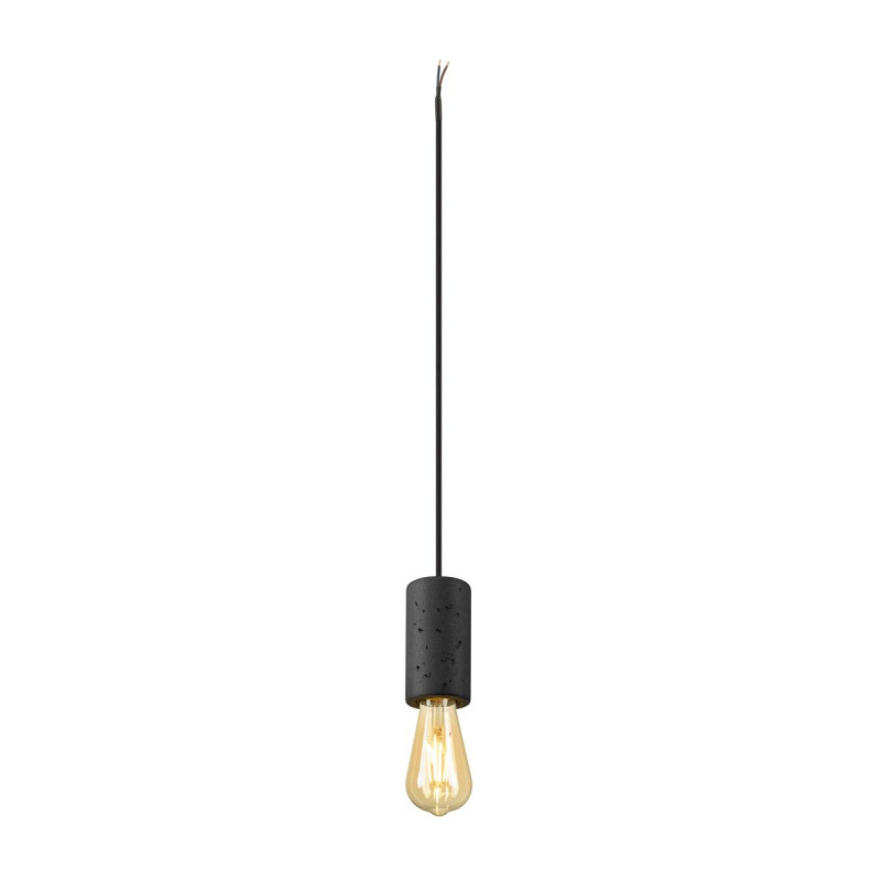 E27 FITU PD suspension stone longueur 500 cm câble nu 1 x max. 15 W noir - SLV - 1010417