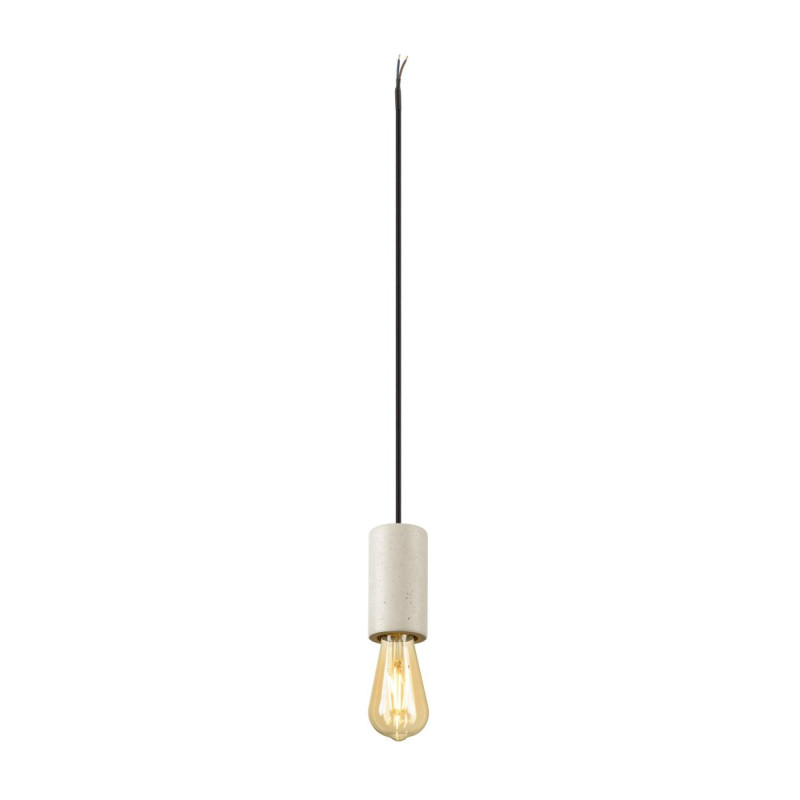 E27 FITU PD suspension stone long. 500cm câble nu 1 x max. 15 W beige - SLV - 1010418