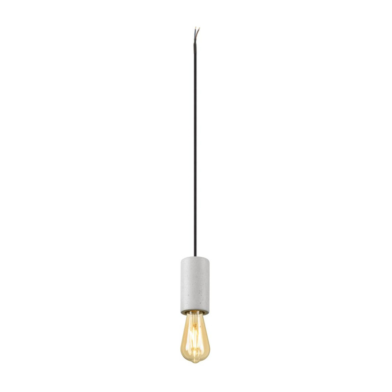 E27 FITU PD suspension stone long. 500 cm câble nu 1 x max. 15 W gris - SLV - 1010419