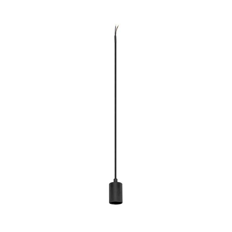 E27 FITU PD suspension rainuré long. 500 cm câble nu 1 x max. 15 W noir - SLV - 1010420