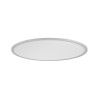 Plafonnier PANEL 60 rond PHASE 3000/4000K 29 W 90° gris - SLV - 1010423