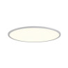 Plafonnier PANEL 60 rond DALI 3000/4000K 29 W 90° gris - SLV - 1010425