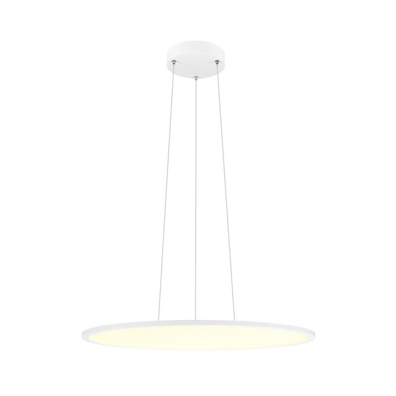 Suspension PANEL 60 rond PHASE longueur 200 cm 3000/4000K 90° blanc - SLV - 1010426