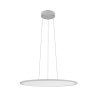 Suspension PANEL 60 rond PHASE longueur 200 cm 3000/4000K 90° gris - SLV - 1010427