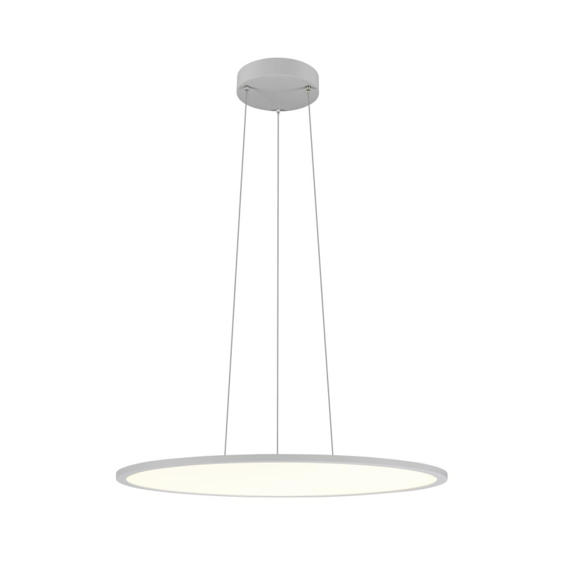 Suspension PANEL 60 rond DALI longueur 200 cm 3000/4000K 90° gris - SLV - 1010429