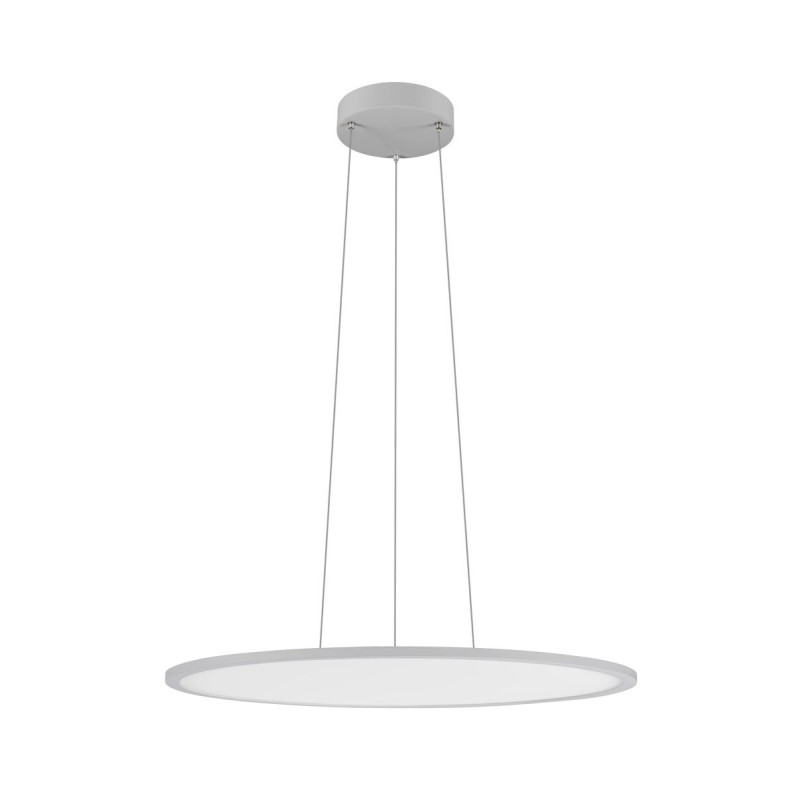 Suspension PANEL 60 rond DALI longueur 200 cm 3000/4000K 90° gris - SLV - 1010429