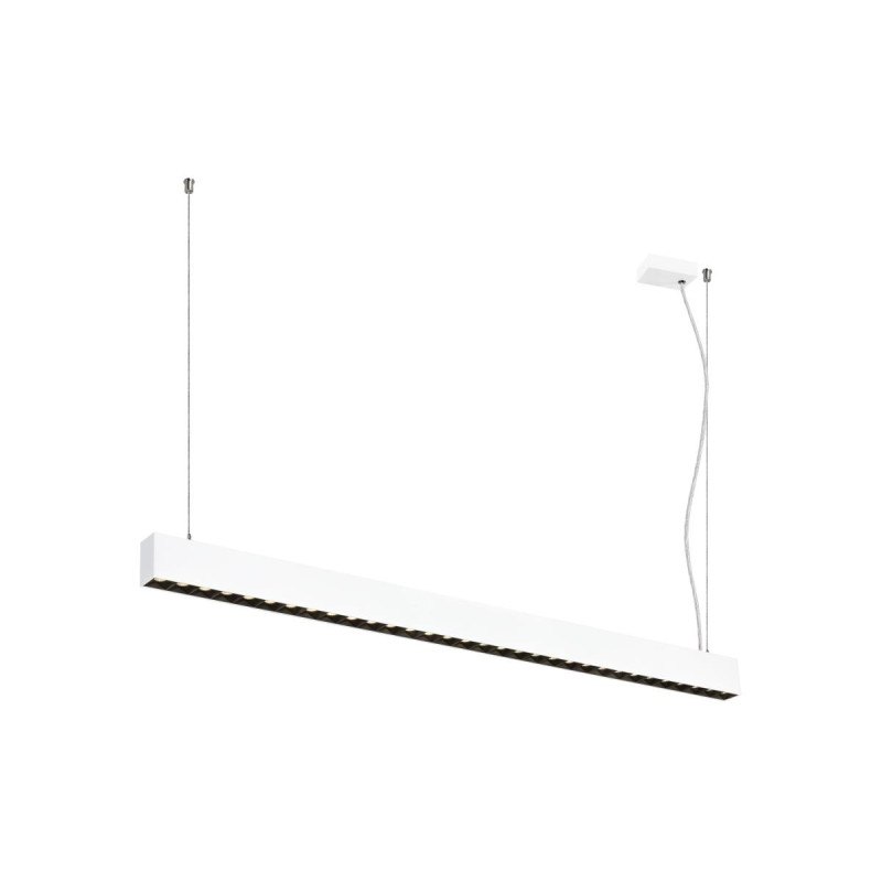 Suspension GLENOS® PRO 12&nbsp;m DALI UGR16 long. 210 cm 3000K blanc / noir - SLV - 1010509