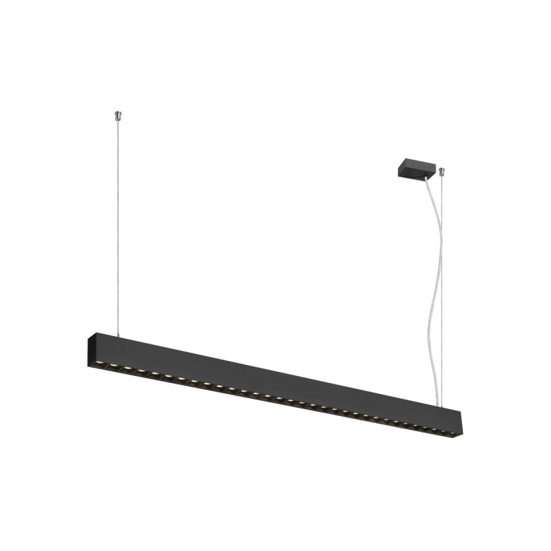 Suspension GLENOS® PRO 12&nbsp;m DALI UGR16 longueur 210 cm 3000K 75° noir - SLV - 1010510