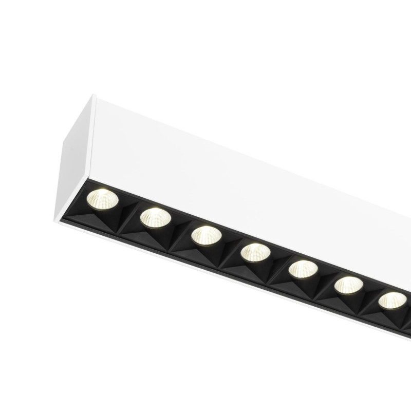 Suspension GLENOS® PRO 12&nbsp;m DALI UGR16 long. 210 cm 4000K blanc / noir - SLV - 1010511