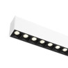 Suspension GLENOS® PRO 12&nbsp;m DALI UGR16 long. 210 cm 4000K blanc / noir - SLV - 1010511