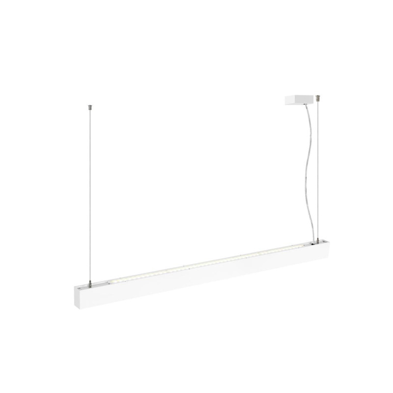 Suspension GLENOS® PRO 12&nbsp;m DALI UGR16 long. 210 cm 4000K blanc / noir - SLV - 1010511