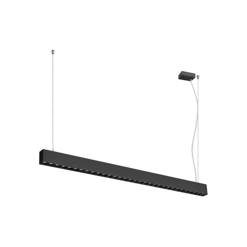 Suspension GLENOS® PRO 12&nbsp;m DALI UGR16 longueur 210 cm 4000K 75° noir - SLV - 1010512