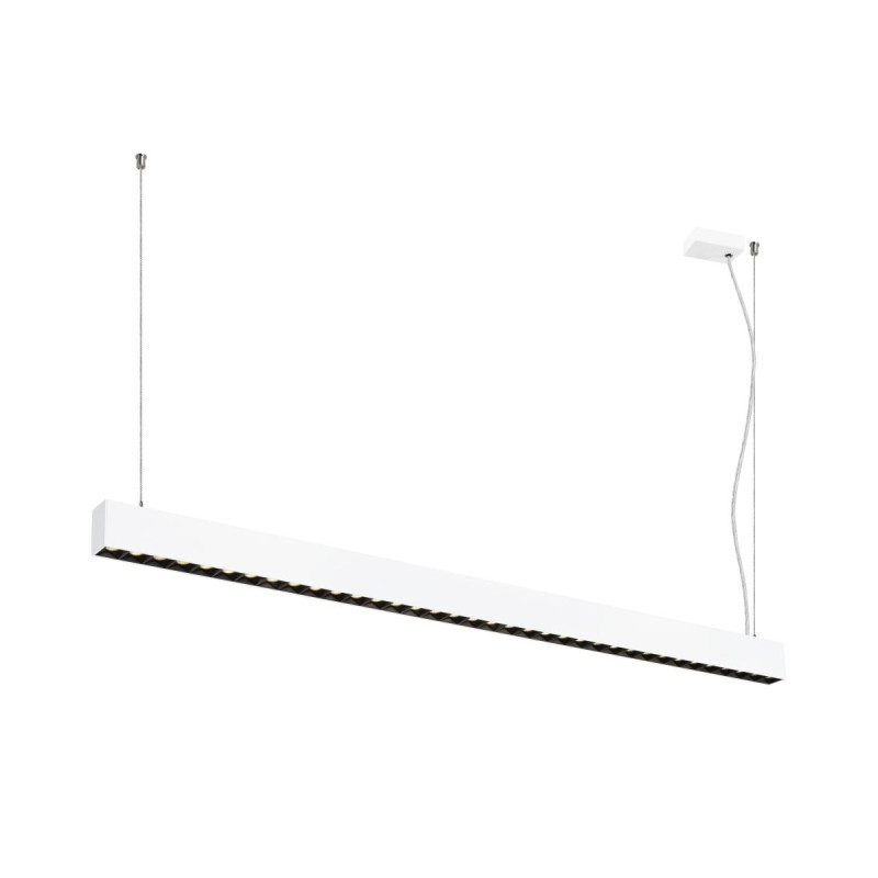 Suspension GLENOS® PRO 15&nbsp;m DALI UGR16 long. 210 cm 3000K blanc / noir - SLV - 1010513