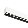 Suspension GLENOS® PRO 15&nbsp;m DALI UGR16 long. 210 cm 3000K blanc / noir - SLV - 1010513