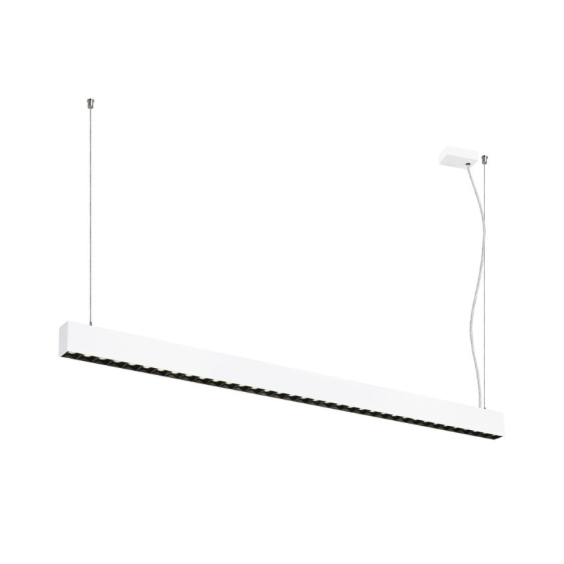 Suspension GLENOS® PRO 15&nbsp;m DALI UGR16 long. 210 cm 4000K blanc / noir - SLV - 1010515