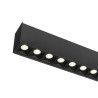 Suspension GLENOS® PRO 15&nbsp;m DALI UGR16 longueur 210 cm 4000K 75° noir - SLV - 1010516