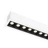 Encastré rectangulaire GLENOS® PRO 12m DALI UGR19 4000K 75° IP20 blanc / noir - SLV - 1010523