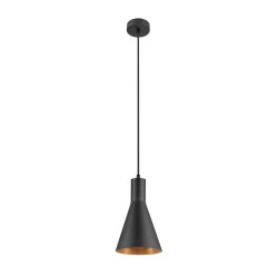 Suspension LALU® SET base E27 CONE 15 long. 200&nbsp;cm source E27 incluse noir - SLV - 1010785