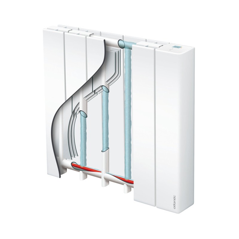Radiateur chaleur douce horizontal blanc - ACCESSIO DIGITAL 2 - ATLANTIC