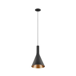 Suspension LALU® SET base LED CONE 15 PHASE encastré 2700/3000 K noir - SLV - 1010793