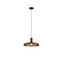 Suspension LALU® SET base LED PLATE 22 PHASE encastré 2700/3000 K noir - SLV - 1010796